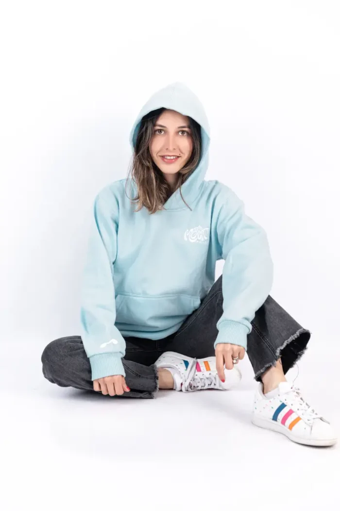 Hoodie De Mente Unisex Azul - Imagen 2