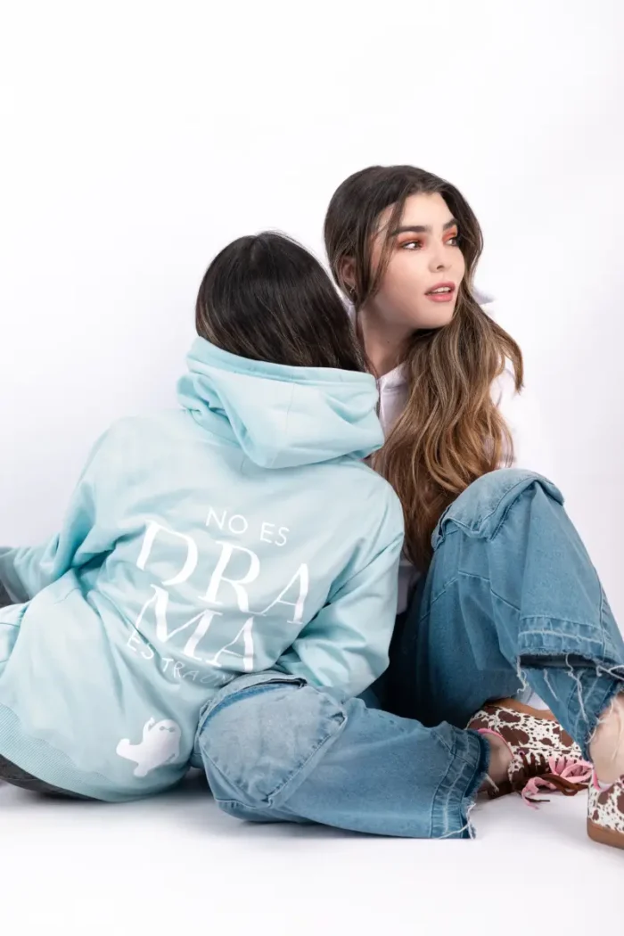 Hoodie De Mente Unisex Azul - Imagen 4