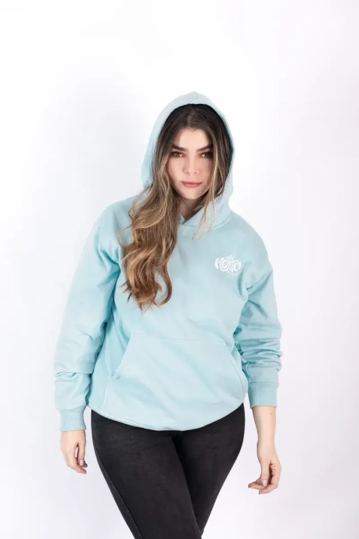 Hoodie De Mente Unisex Azul - Imagen 1