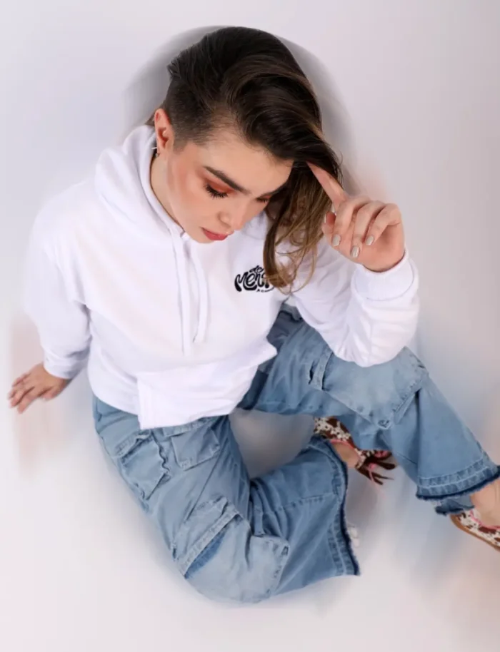 Hoodie De Mente Unisex Blanco - Imagen 8