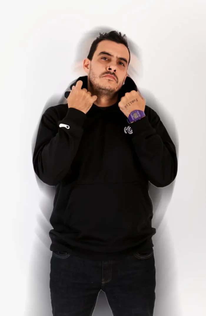 Hoodie De Mente Unisex Negro - Imagen 6