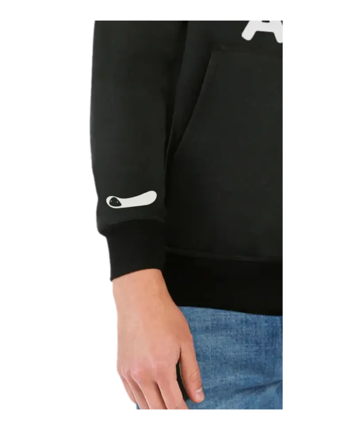 Hoodie De Mente Unisex Negro - Imagen 8
